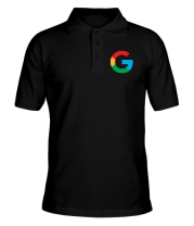 Мужская футболка поло Google 2015 (big logo) фото