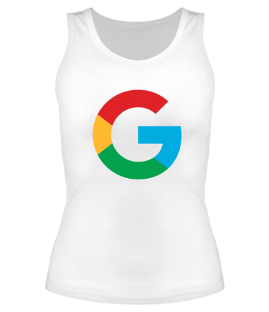 Женская майка борцовка Google 2015 (big logo)