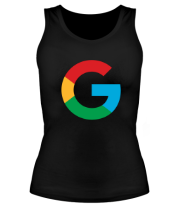 Женская майка борцовка Google 2015 (big logo)