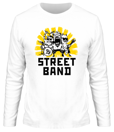 Мужская футболка длинный рукав Street Band