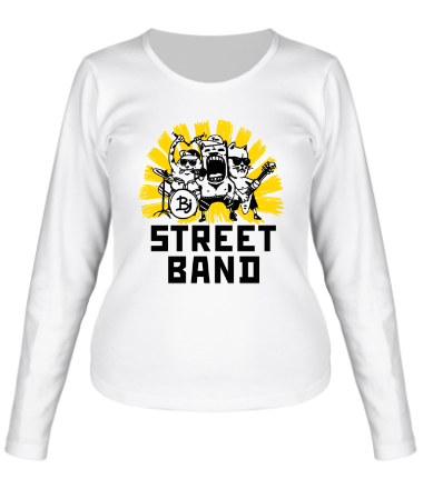 Женская футболка длинный рукав Street Band