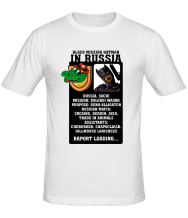 Мужская футболка Batman in Russia