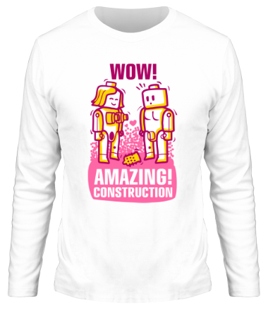 Мужская футболка длинный рукав Amazing construction