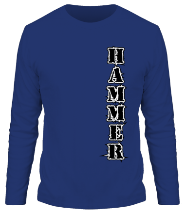 Мужская футболка длинный рукав Тренажёрный зал Hammer (3)
