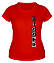 Женская футболка Тренажёрный зал Hammer (3) фото