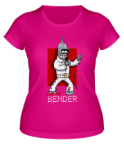 Женская футболка Бендер