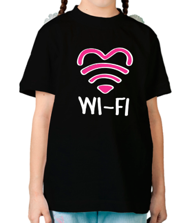 Детская футболка WiFi  heart