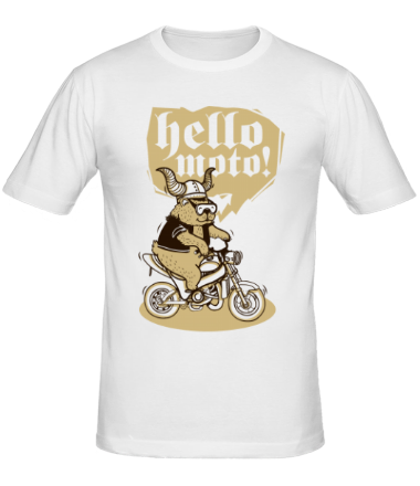 Мужская футболка Hello moto