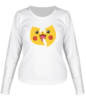 Женская футболка длинный рукав Pikachu x Wu-Tang Clan