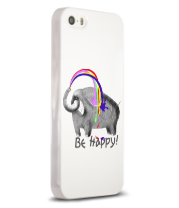 Чехол для iPhone Радужный слон фото