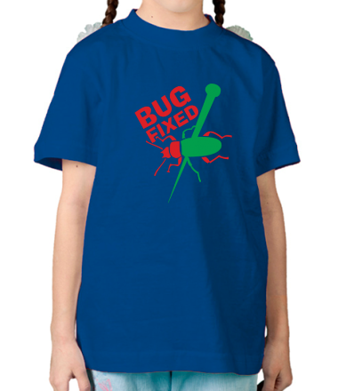 Детская футболка Bug fixed