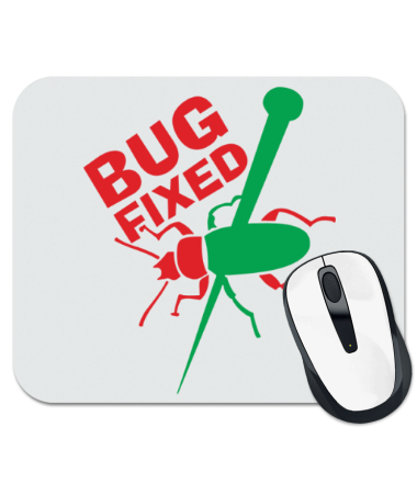 Коврик для мыши Bug fixed