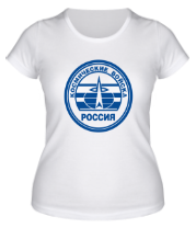 Женская футболка Космические войска РФ