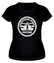 Женская футболка Космические войска РФ фото