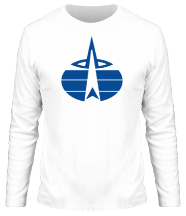 Мужская футболка длинный рукав  Воздушно-космические войска