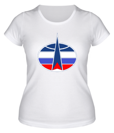 Женская футболка Космические войска 