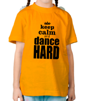 Детская футболка Dance hard фото