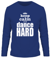 Мужская футболка длинный рукав Dance hard