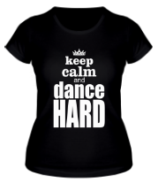 Женская футболка Dance hard фото