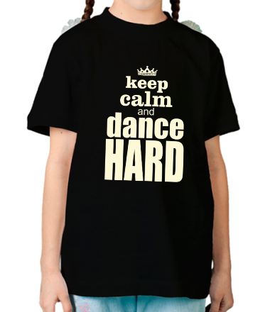 Детская футболка Dance hard 
