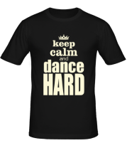 Мужская футболка Dance hard  фото