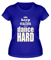 Женская футболка Dance hard  фото