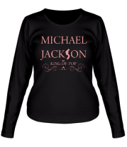 Женская футболка длинный рукав Michael Jackson фото