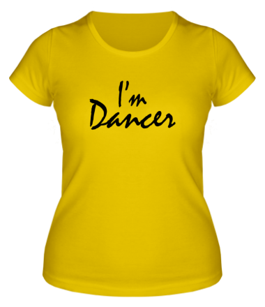 Женская футболка I'm dancer