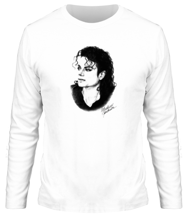 Мужская футболка длинный рукав Michael Jackson
