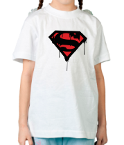 Детская футболка Blood Superman фото
