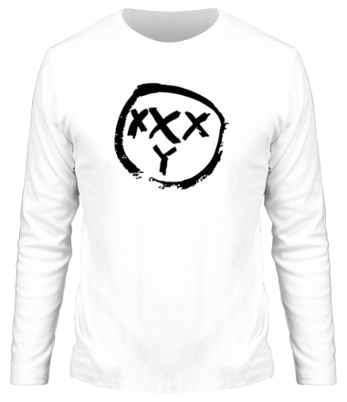 Мужская футболка длинный рукав Oxxxymiron лого