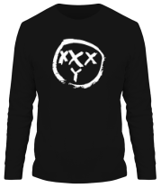 Мужская футболка длинный рукав Oxxxymiron лого фото