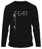 Мужская футболка длинный рукав Face The Fear фото