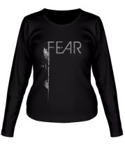 Женская футболка длинный рукав Face The Fear фото