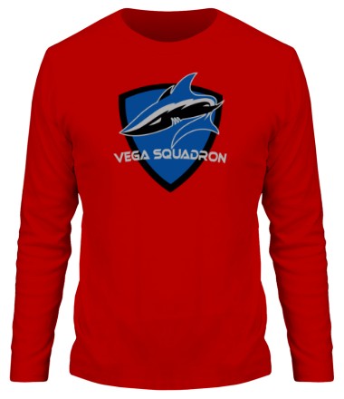 Мужская футболка длинный рукав Vega Squadron