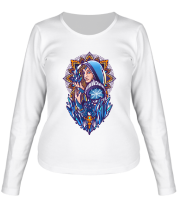 Женская футболка длинный рукав Crystal maiden фото