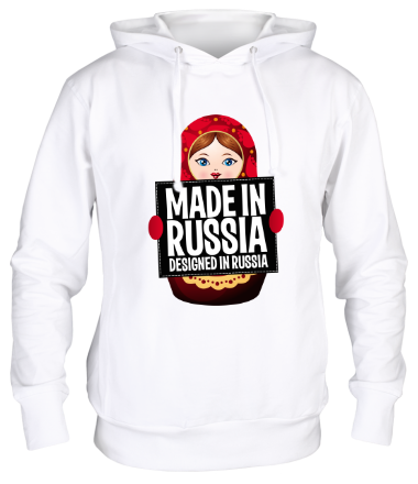 Толстовка худи Made in Russia
