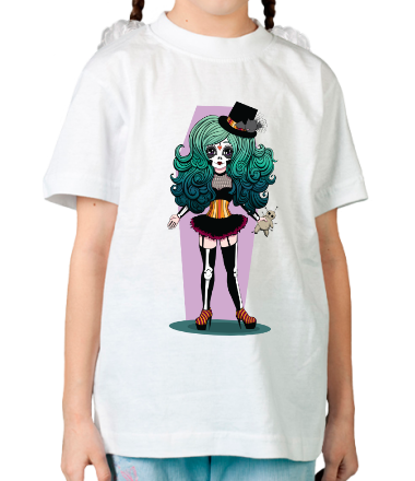 Детская футболка Хеллоуин девушка