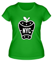 Женская футболка Apple NY  фото