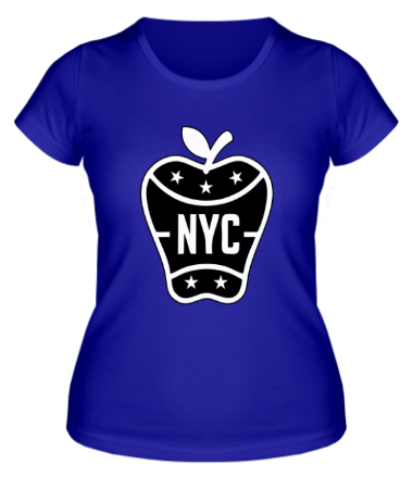 Женская футболка Apple NY 
