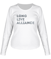 Женская футболка длинный рукав Alliance фото