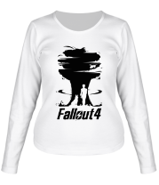 Женская футболка длинный рукав Fallout 4  фото