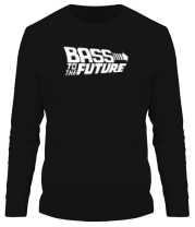 Мужская футболка длинный рукав Bass to the Future (white) фото