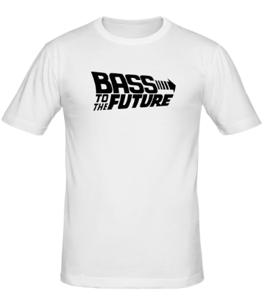 Мужская футболка Bass to the Future (white)