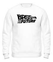 Толстовка без капюшона Bass to the Future (white) фото
