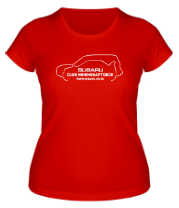 Женская футболка Subaru club NV