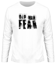 Мужская футболка длинный рукав Old Man Fear фото