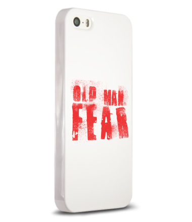 Чехол для iPhone Old Man Fear (Blood Red)