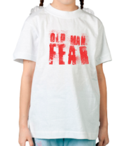 Детская футболка Old Man Fear (Blood Red)