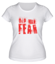 Женская футболка Old Man Fear (Blood Red) фото